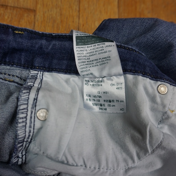 Levis Denizen Jeans 34x29"  Modern Slim Cuff - Picture 5 of 6